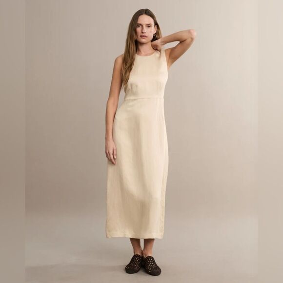 NEW JENNI KAYNE Blair Dress in Oatmeal - Picture 3 of 14